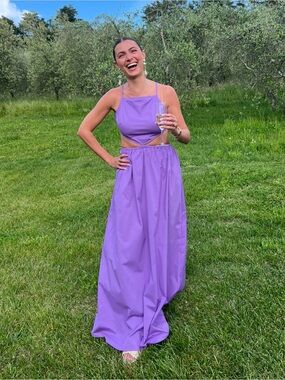 💜 STAUD Myla Maxi Dress size M